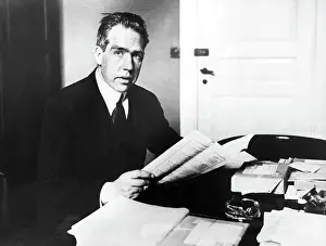 Winning Prints: Niels Bohr Seated At His Desk