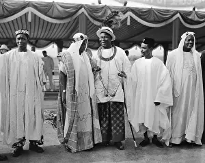 Nigerian Tribal Chiefs in Native Dress
