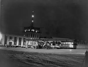 Historical Central Press Print Prints: Night Airmail