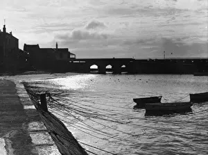 Night draws in on St Ives Harbour