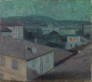 Prints of Night in Nice, 1891. Creator: Edvard Munch. (Photo by Heritage Art/Heritage Images via Getty Images) Where emotion becomes image, and every image speaks a thousand whispers.: Night In Nice