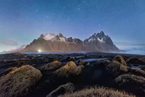 Images Dated 13th March 2015: Night shot of Vesturhorn