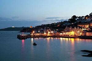 Cornwall England Gallery: Night St Mawes