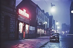 Republic Of Ireland Gallery: A night-time view of the Lifeboat Bar in Dublin