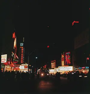 Night View of Times Square