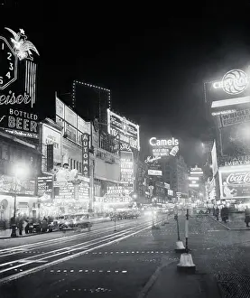 Night View of Times Square