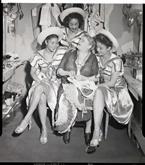 Sewing Prints: Nightclub Dancers with Seamstress