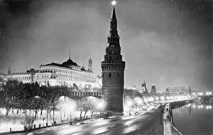 Water Tower Prints: Nighttime at Kremlin Area