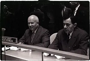 Frowning Prints: Nikita Khrushchev and Andrei Gromyko
