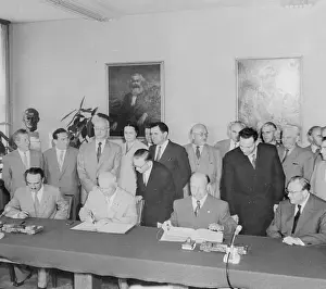 Anastas I Prints: Nikita Khrushchev Signing a Declaration