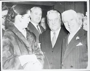 Oona Oneill Prints: Nikolai Bulganin and Charlie Chaplin