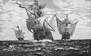 The Nina, Pinta, and Santa Maria