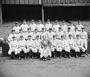Joseph V Prints: Nineteen Thirty Two Yankee Teammates Posing Together