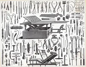 Surgeon Prints: Nineteenth Century Surgeons Armentarium