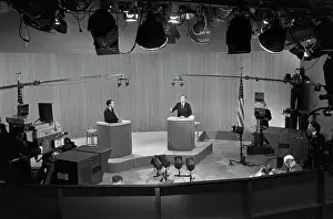 Nixon And Kennedy in Televised Debate