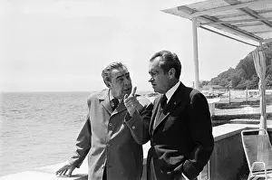 Nixon And Leonid Brezhnev