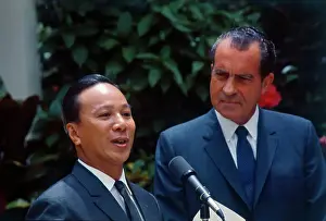 Midway Prints: Nixon and Nygen Van Thieu Meeting at Midway