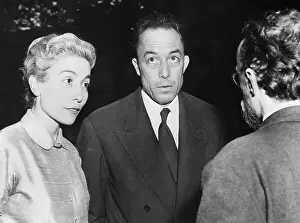 Nobel Prize Winner Albert Camus and His Wife