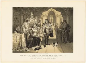 Caution Prints: Nobleman Taking Sons from Mother