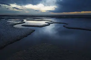 Reflections Prints: Norfolk coast line, England