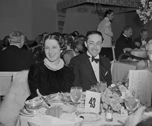 Dining Prints: Norma Shearer and Irving Thalberg at Banquet