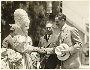 Mayer Prints: Norma Shearer, Louis B. Mayer and Lord Astor