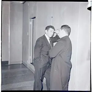 Fingers Prints: Norman Mailer with Attorney
