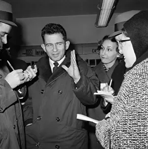 Norman Mailer Giving Press Interview