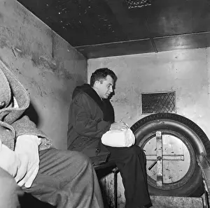 Norman Mailer In Police Van/Paddy Wagon