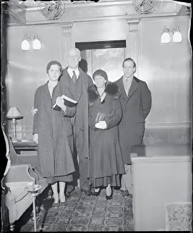 Norman Thomas Posing with Family