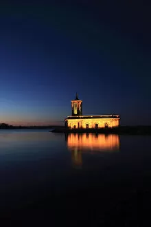 Images Dated 3rd February 2013: Normanton church, Rutland Water Reservoir