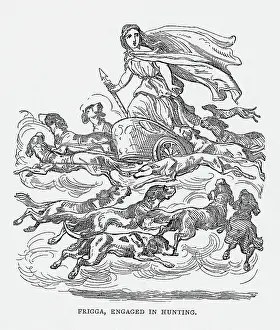 Myth Prints: Norse Goddess Frigga/Illustration