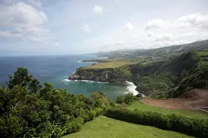 Shoreline Prints: North coast of Sao Miguel, Atlantic, Azores, Portugal