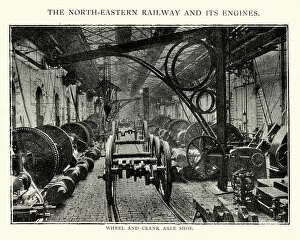 Images Dated 24th January 2017: North Easten Railway Factory, 1892