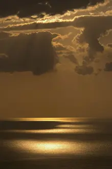 Honshu Prints: North Pacific Ocean at Sunset, Honshu, Japan