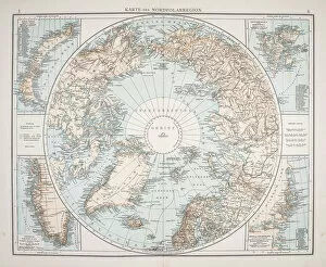 Polar Climate Gallery: North Polar Chart 1895