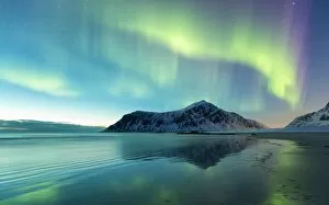 Northern Lights on Skagsanden Norway