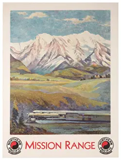 Gado Posters Prints: Northern Pacific Mission Range
