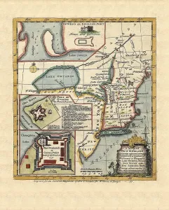 The Pierce Archive Prints: northern theatre of the French and Indian War