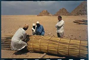 Norwegian Explorer Thor Heyerdahl Building Boats