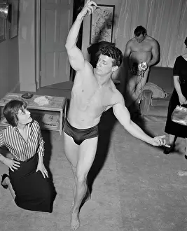 Novella Parigini Looks At Male In Trunks