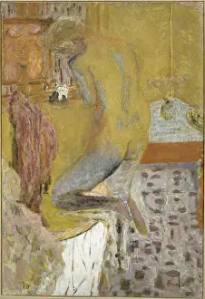 Bath Prints: Nu De Dos a La Toilette Nu Jaune