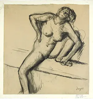 Degas Prints: Nu, End 1890s. Artist: Degas, Edgar (1834-1917)