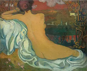 Nude Painting Prints: Nude At Dusk