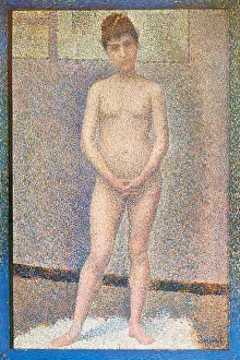 Breasts Prints: Nude Study Standing