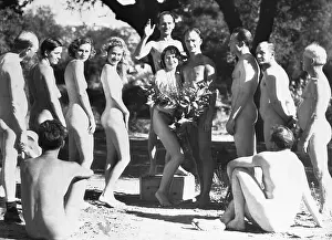 Nude Prints: Nudist Wedding