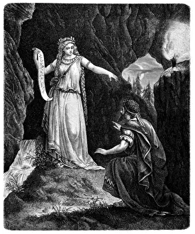 Imagination Prints: Numa Pompilius at the nymph Egeria