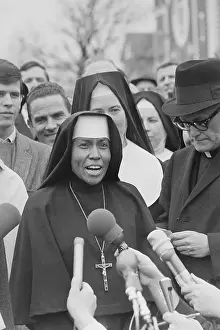 Selma Prints: Nun Giving a Statement