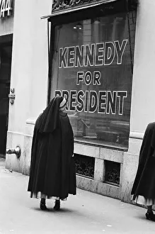 Nun Reflecting On Slain Robert Kennedy