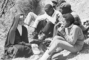 Nun Shares Food With Civil Rights Marchers